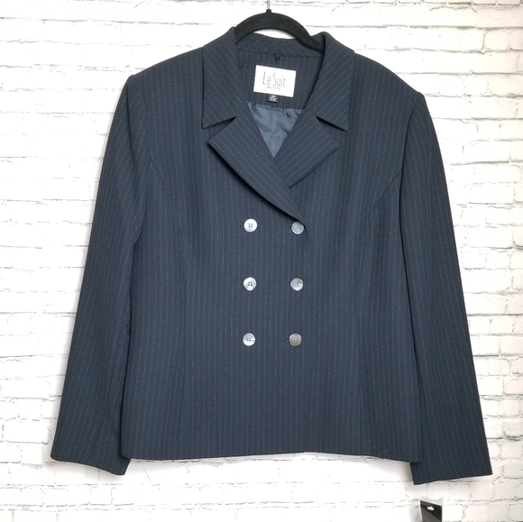 [NWT!] LE SUIT suit separates navy blazer - Picture 8 of 9